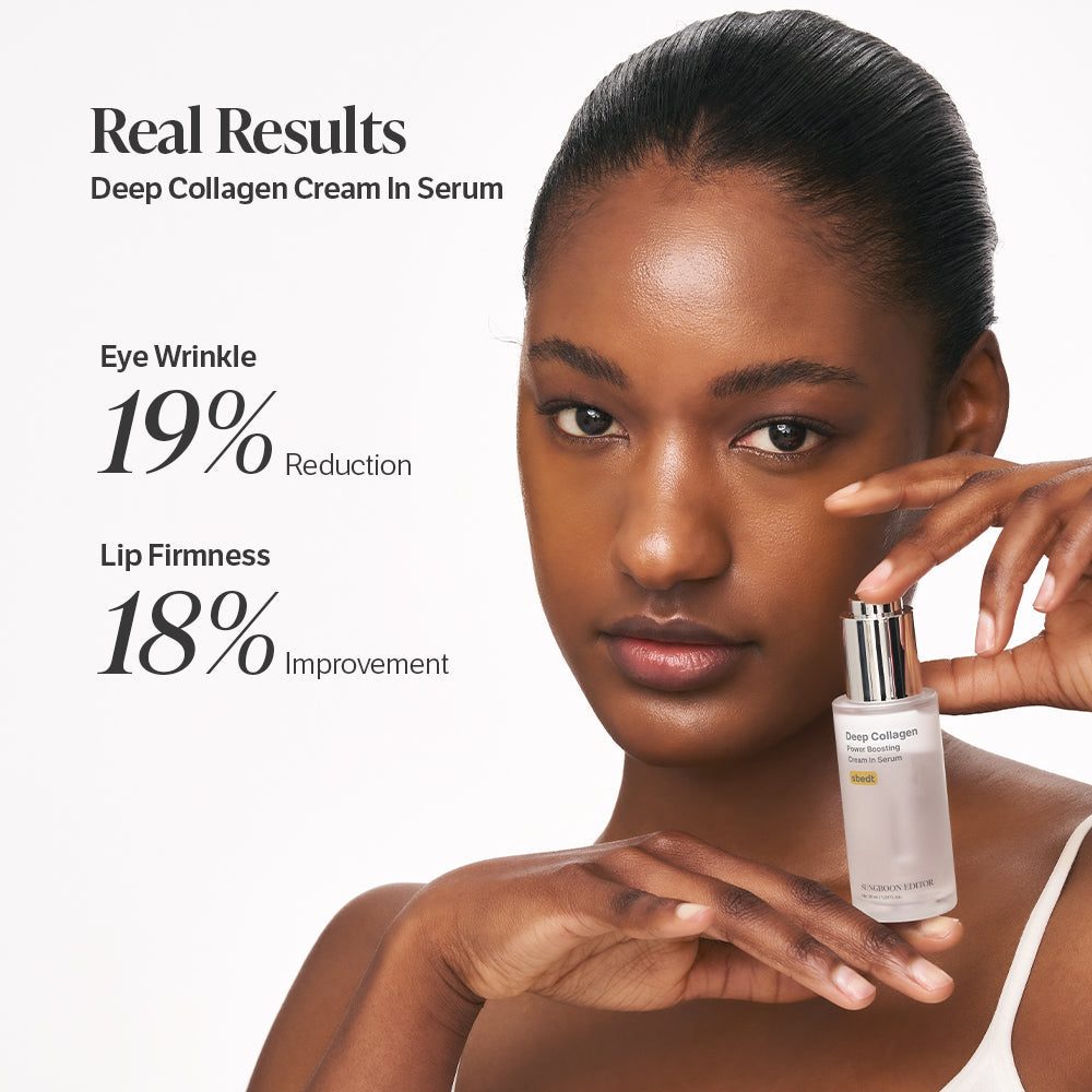 SUNGBOON EDITOR Ultimate Firming Bundle Set for Elasticity Support & Smooth-Looking Skin, EGF Silk Peptide Ampoule & Collagen Serum