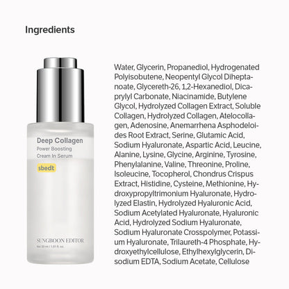 SUNGBOON EDITOR Ultimate Firming Bundle Set for Elasticity Support & Smooth-Looking Skin, EGF Silk Peptide Ampoule & Collagen Serum